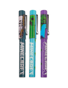 Bolígrafos Minecraft - Paquete de 6 Accesorios Escolares 2