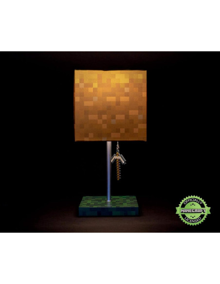 Lámpara de Escritorio LED Ukonic Minecraft Bloque de Hierba 35.56cm
