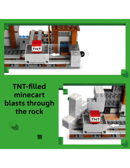 LEGO Minecraft La Mina de la Pica 21277 - Set de Construcción 530 Piezas LEGO Minecraft La Mina de la Pica 21277 - Set de Construcción 530 Piezas