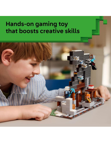 LEGO Minecraft La Mina de la Pica 21277 - Set de Construcción 530 Piezas