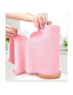 KitchLife Paños de Microfibra Reutilizables 20 Hojas Rosa