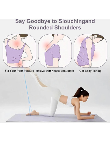 Banda de Resistencia Luminosa SDAOP 25lbs para Ejercicio