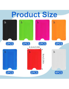 10 Fundas Bloqueadoras RFID Bruislard para Tarjetas de Crédito 2