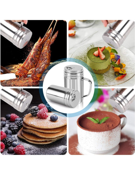 Shaker de Especias Accmor 390ml Acero Inoxidable Ajustable