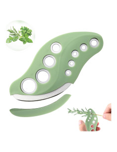 Herramienta Deshojadora de Hierbas YAKAUEI 9 Agujeros Acero Inoxidable