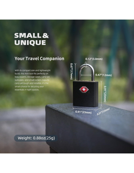 Candados TSA de Metal UP Security - Paquete de 4 Llaves Candados TSA de Metal UP Security - Paquete de 4 Llaves
