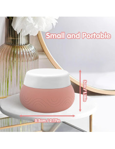 Contenedores de Viaje Sombe 30ml Silicona Aprobados TSA Rosa 2