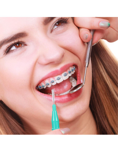 350 Piezas Cepillos Interdentales Patelai Hilo Dental Color Mezclado