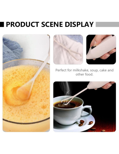 Espumador de Leche Eléctrico MAGICLULU 20.3 cm - Batidor de Café