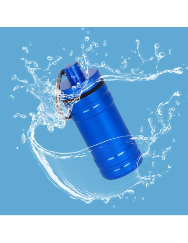 Contenedor de Especias Portátil Rufado con Cuchara Telescópica