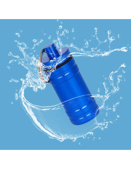 Contenedor de Especias Portátil Rufado con Cuchara Telescópica