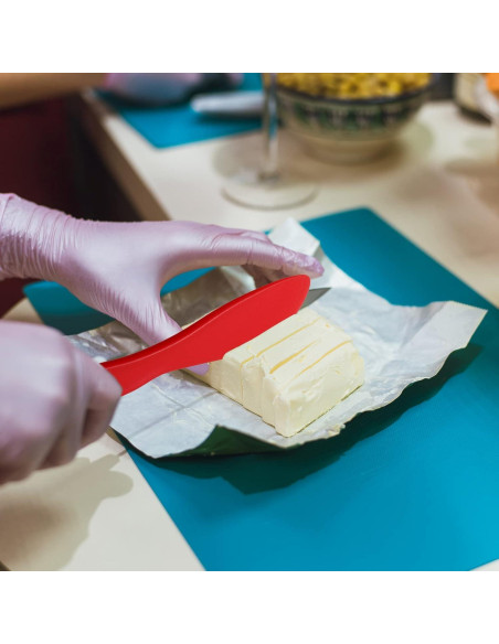 16 Cuchillos de Mantequilla de Plástico Kritkin Multicolor