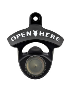 Abrebotellas Magnético Jumiok Montado en Pared Negro Blanco