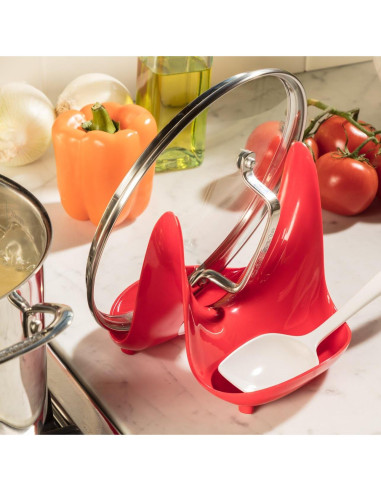 Soporte para tapa de olla Hutzler Gris, antideslizante, apto lavavajillas