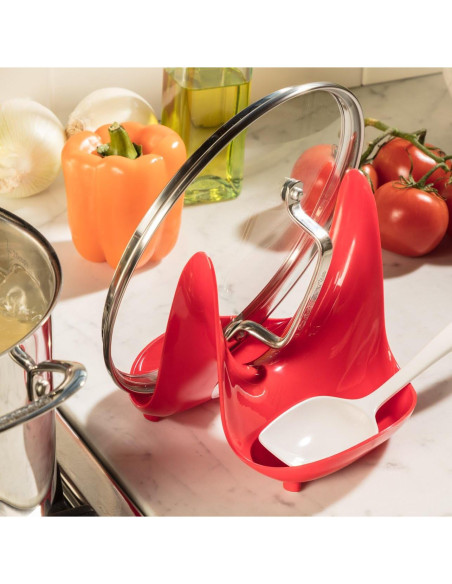 Soporte para tapa de olla Hutzler Gris, antideslizante, apto lavavajillas