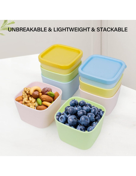 Contenedores de Snack Reutilizables Greenandlife 5.4oz 8 Piezas