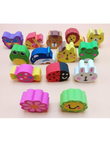 28 Borradores de Punta de Lápiz Wolpark Multicolor