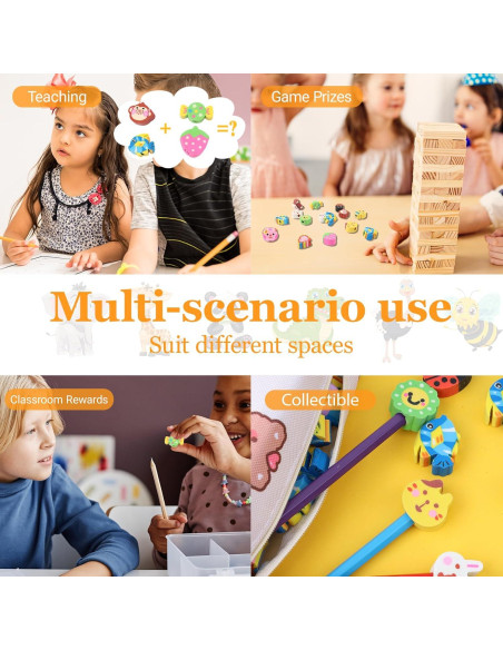 28 Borradores de Punta de Lápiz Wolpark Multicolor