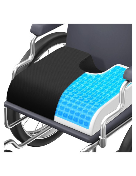 Cojín de Asiento Ergonómico TranquilMoments Negro 45x41cm