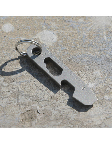 Abrebotellas EDC Hamans QG02 Titanio 50mm Multifuncional