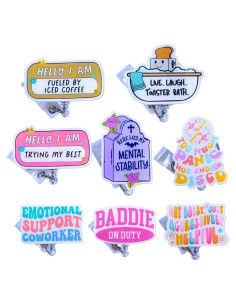 Paquete de 8 Carretes de Insignia Divertidos YJ PREMIUMS