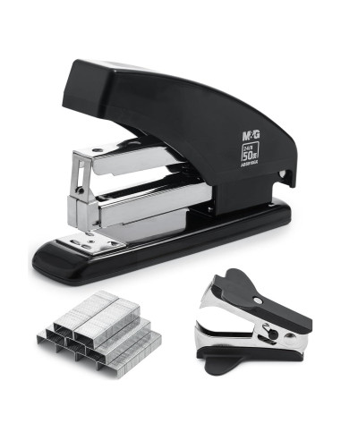 Grapadora M&G ABS916GXA Sin Esfuerzo 50 Hojas Negra