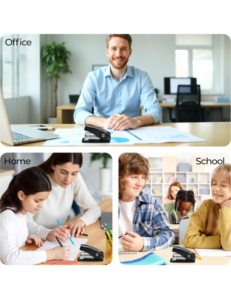 Grapadora M&G ABS916GXA Sin Esfuerzo 50 Hojas Negra