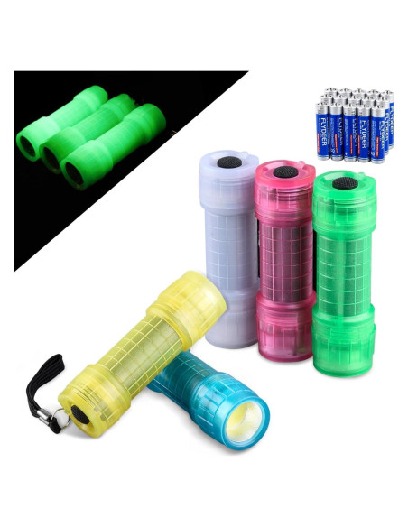 5 Linternas Brillantes en la Oscuridad KunHe - Mini para Niños