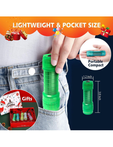 5 Linternas Brillantes en la Oscuridad KunHe - Mini para Niños