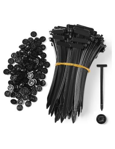 100 Piezas Hebilla de Cinta de Nylon GZXYA - Clips Resistentes UV