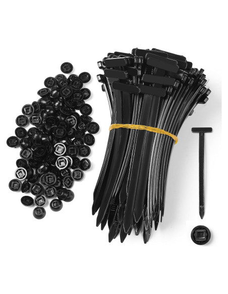 100 Piezas Hebilla de Cinta de Nylon GZXYA - Clips Resistentes UV