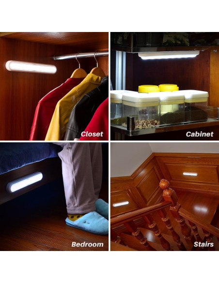 Luz LED Sensorial de Movimiento 11" Adherible - Paquete de 2