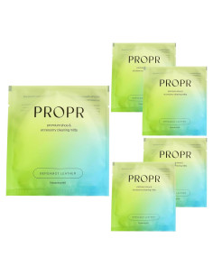 Guantes de Limpieza PROPR - 30 Paquetes Veganos para Zapatos y Cuero