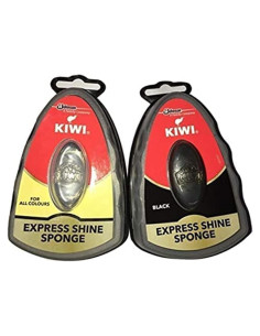 Esponja para Brillar Zapatos Kiwi Express Set 2 Unidades