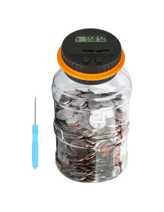 Alcancía Digital Qiekaka con Contador LCD para Monedas