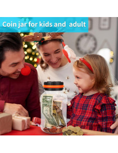 Alcancía Digital Qiekaka con Contador LCD para Monedas 2