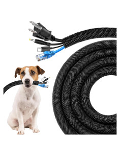 Protectores de Cables Secbolt 3.05m Negro para Mascotas