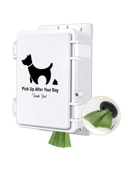 Dispensador de bolsas de excremento para perro CHZUOBER negro Dispensador de bolsas de excremento para perro CHZUOBER negro