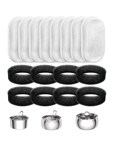 Filtros de Reemplazo Tomxcute para Fuente de Agua 8 Pzs