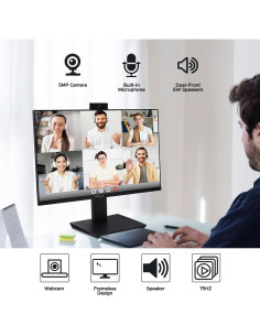 Monitor de 27" SKitphrati con Webcam 3MP y Altavoces Integrados 2