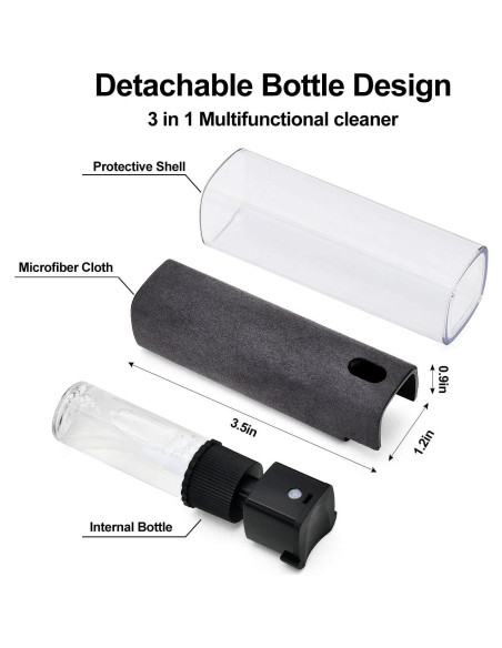 Limpiador de Pantallas Hoxiver 3 en 1 a Prueba de Huellas