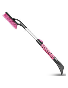 Raspador de Hielo y Cepillo HEEYA 2 en 1 Extensible 83.82 cm Rosa