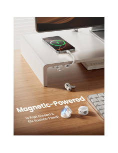 Clip Organizador de Cables Lamicall 8Pack Transparente 2