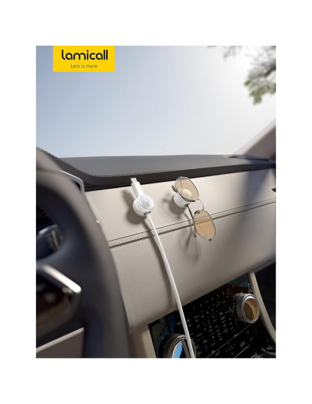 Clip Organizador de Cables Lamicall 8Pack Transparente