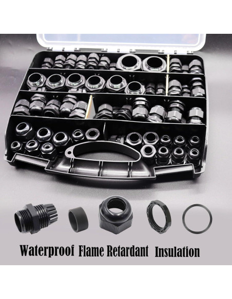 Kit de Conectores de Cable Impermeables IP68 Maierke 100PCS