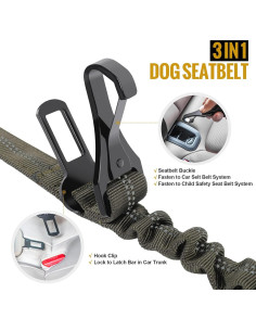 Correa Táctica Bungee OneTigris para Perros Medianos y Grandes 2