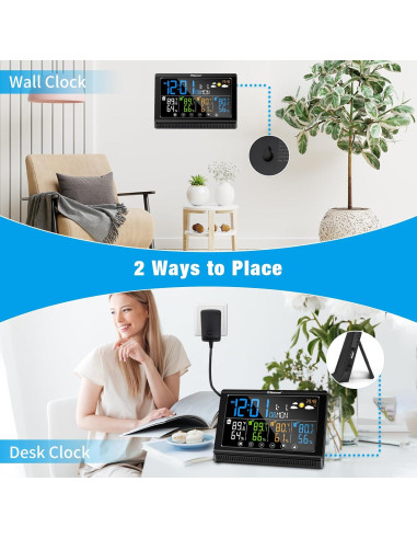 Estación Meteorológica Inalámbrica Geevon 3 Sensores Digital