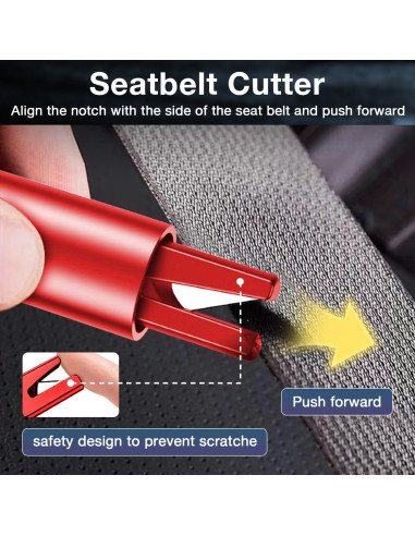 Cortador de Cinturón y Rompedor de Ventanas MOTORBUDDY