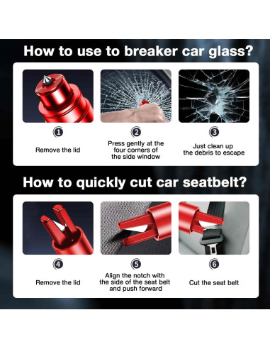 Cortador de Cinturón y Rompedor de Ventanas MOTORBUDDY