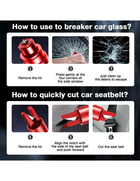 Cortador de Cinturón y Rompedor de Ventanas MOTORBUDDY